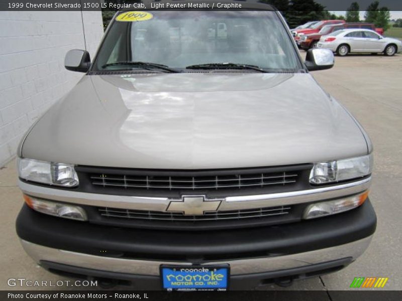 Light Pewter Metallic / Graphite 1999 Chevrolet Silverado 1500 LS Regular Cab