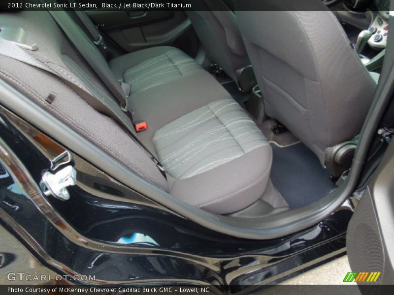 Black / Jet Black/Dark Titanium 2012 Chevrolet Sonic LT Sedan