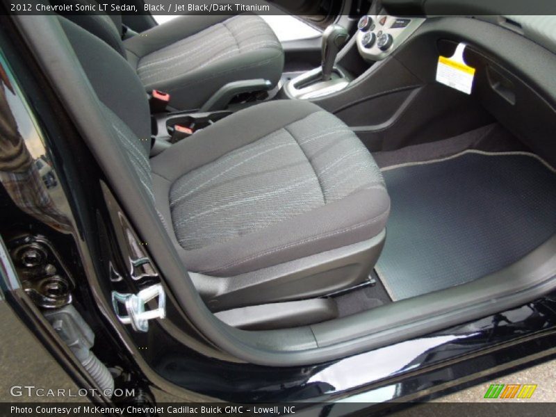Black / Jet Black/Dark Titanium 2012 Chevrolet Sonic LT Sedan
