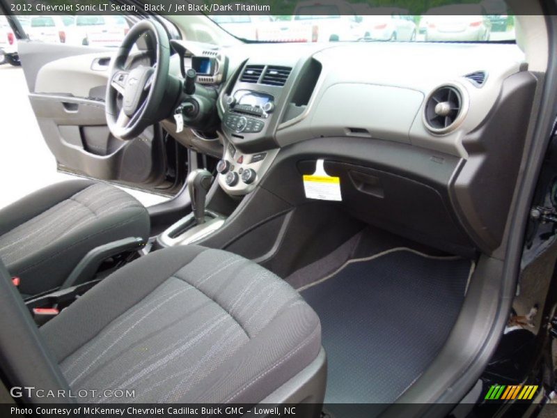 Black / Jet Black/Dark Titanium 2012 Chevrolet Sonic LT Sedan