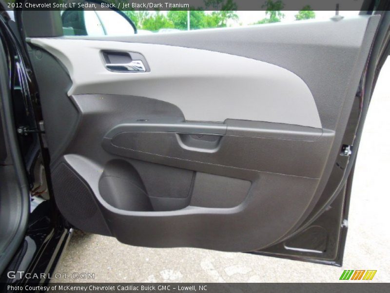 Black / Jet Black/Dark Titanium 2012 Chevrolet Sonic LT Sedan