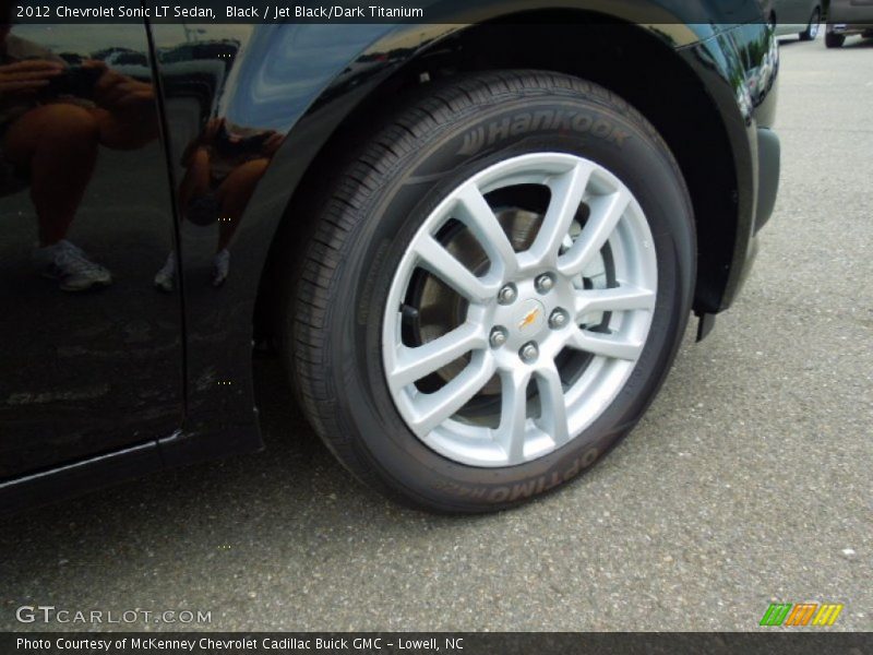 Black / Jet Black/Dark Titanium 2012 Chevrolet Sonic LT Sedan