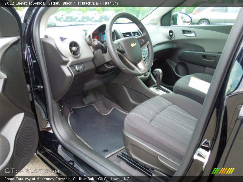 Black / Jet Black/Dark Titanium 2012 Chevrolet Sonic LT Sedan