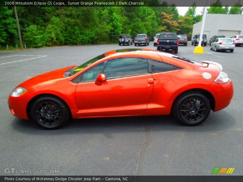  2008 Eclipse GS Coupe Sunset Orange Pearlescent