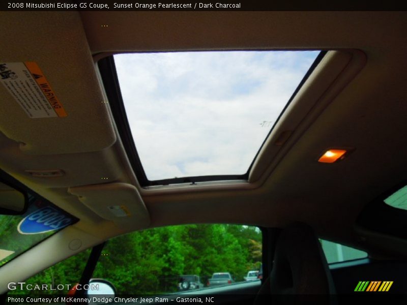 Sunset Orange Pearlescent / Dark Charcoal 2008 Mitsubishi Eclipse GS Coupe
