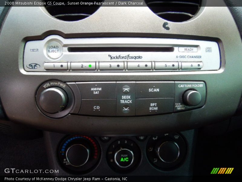 Audio System of 2008 Eclipse GS Coupe