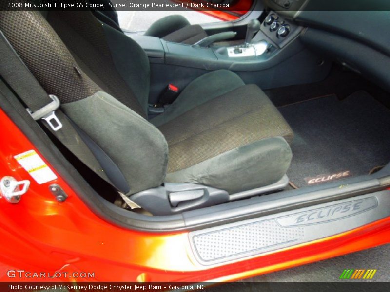 Sunset Orange Pearlescent / Dark Charcoal 2008 Mitsubishi Eclipse GS Coupe