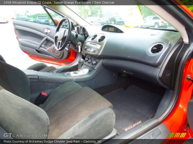  2008 Eclipse GS Coupe Dark Charcoal Interior