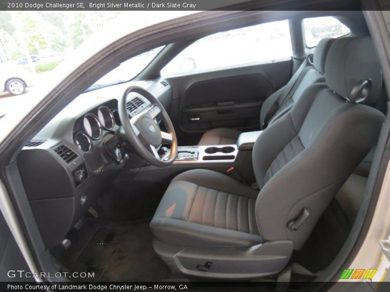 Bright Silver Metallic / Dark Slate Gray 2010 Dodge Challenger SE