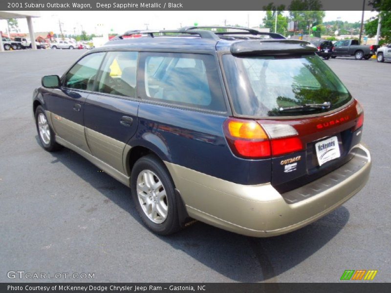 Deep Sapphire Metallic / Black 2001 Subaru Outback Wagon
