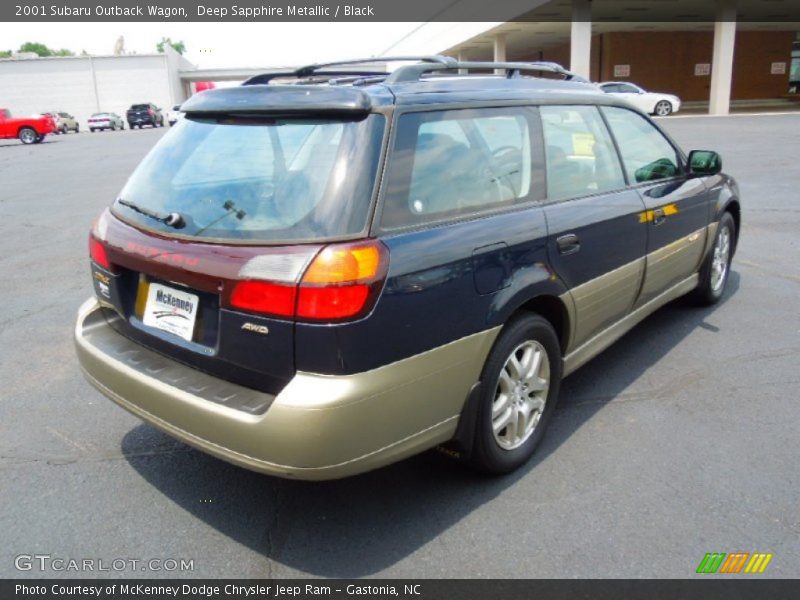 Deep Sapphire Metallic / Black 2001 Subaru Outback Wagon