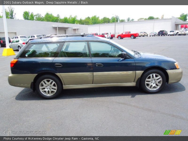 Deep Sapphire Metallic / Black 2001 Subaru Outback Wagon