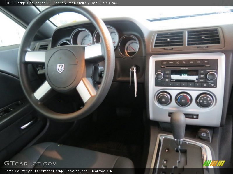 Bright Silver Metallic / Dark Slate Gray 2010 Dodge Challenger SE