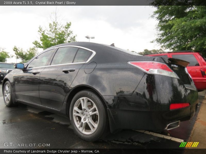 Crystal Black Pearl / Ebony 2009 Acura TL 3.5