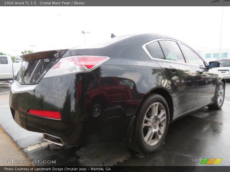 Crystal Black Pearl / Ebony 2009 Acura TL 3.5