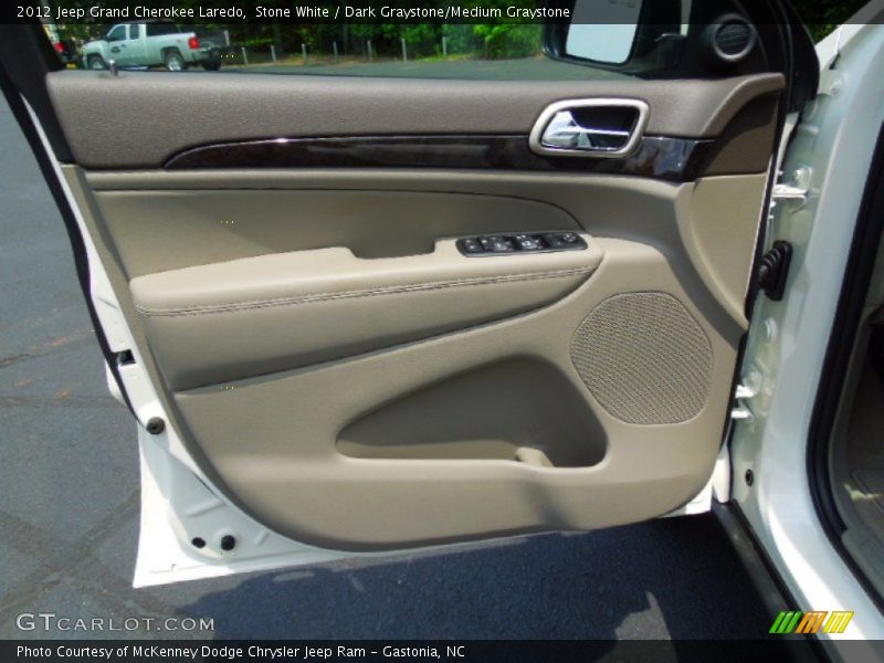 Stone White / Dark Graystone/Medium Graystone 2012 Jeep Grand Cherokee Laredo