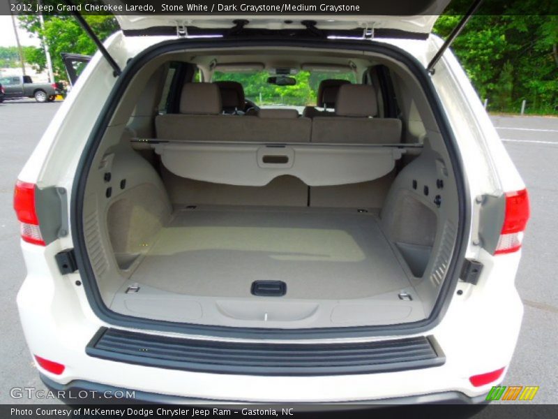 Stone White / Dark Graystone/Medium Graystone 2012 Jeep Grand Cherokee Laredo