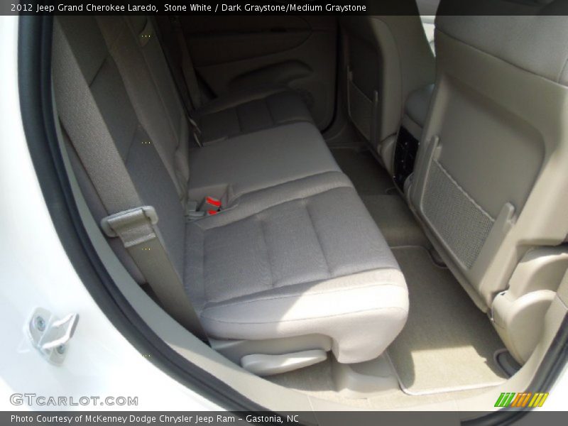 Stone White / Dark Graystone/Medium Graystone 2012 Jeep Grand Cherokee Laredo