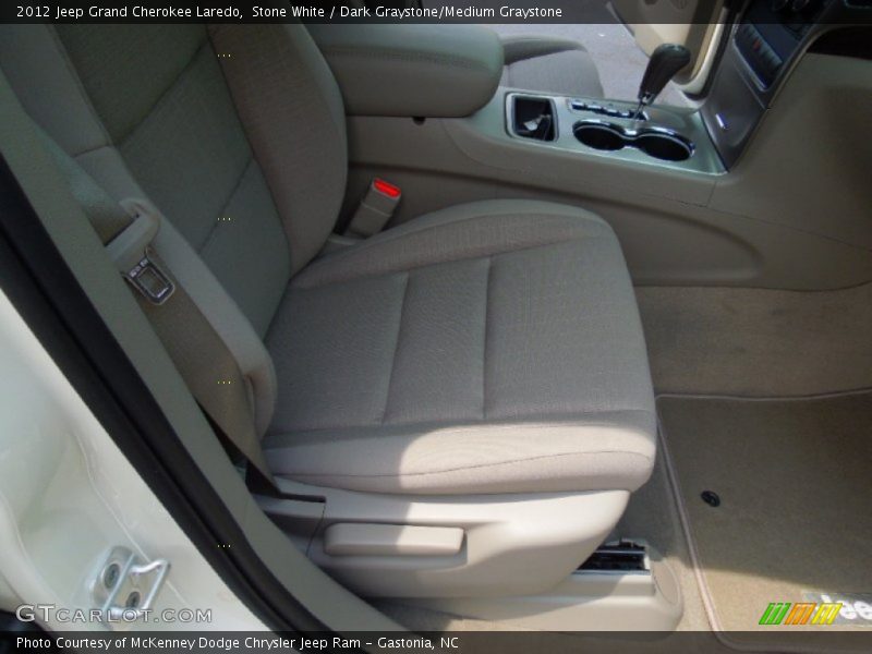 Stone White / Dark Graystone/Medium Graystone 2012 Jeep Grand Cherokee Laredo