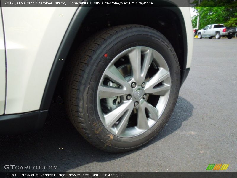 Stone White / Dark Graystone/Medium Graystone 2012 Jeep Grand Cherokee Laredo
