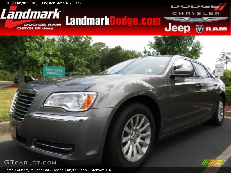 Tungsten Metallic / Black 2012 Chrysler 300