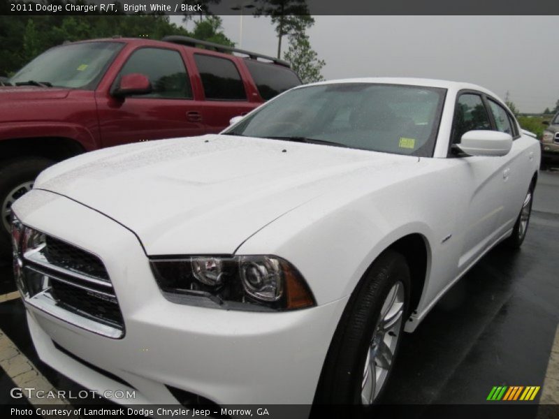 Bright White / Black 2011 Dodge Charger R/T