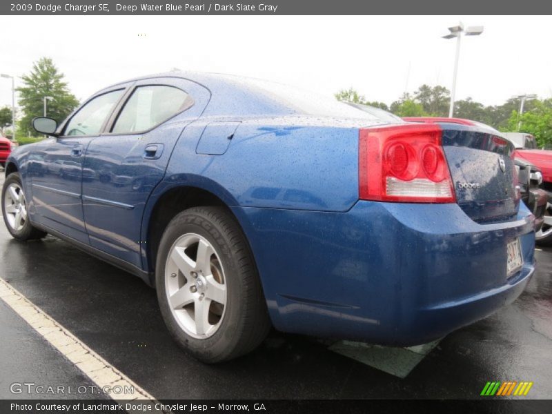 Deep Water Blue Pearl / Dark Slate Gray 2009 Dodge Charger SE
