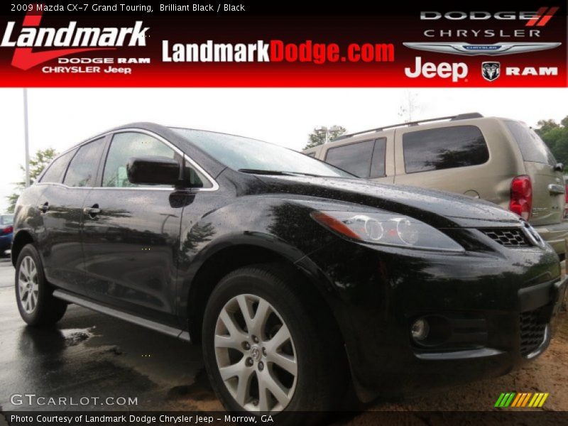 Brilliant Black / Black 2009 Mazda CX-7 Grand Touring