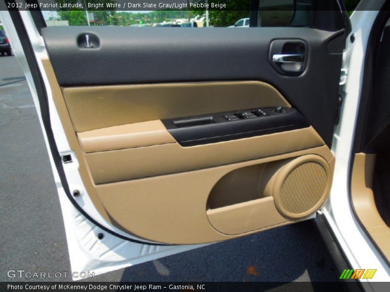 Bright White / Dark Slate Gray/Light Pebble Beige 2012 Jeep Patriot Latitude