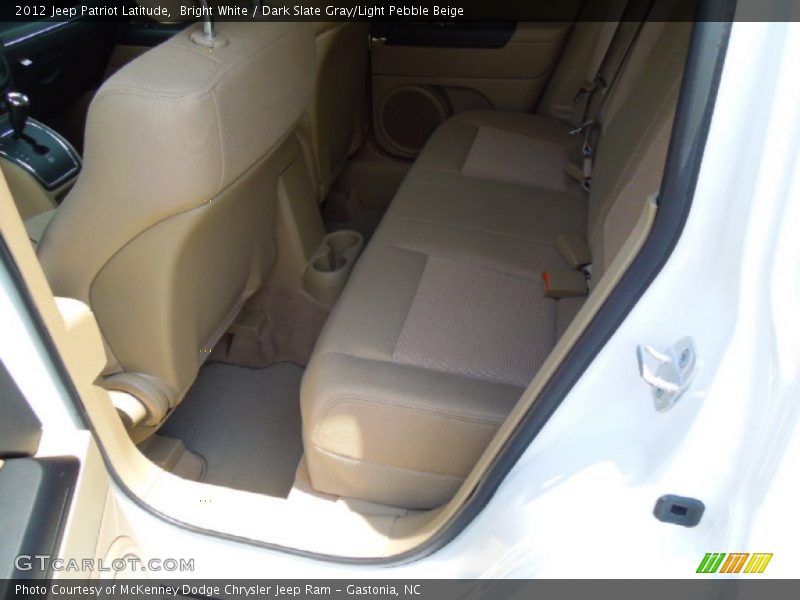 Bright White / Dark Slate Gray/Light Pebble Beige 2012 Jeep Patriot Latitude