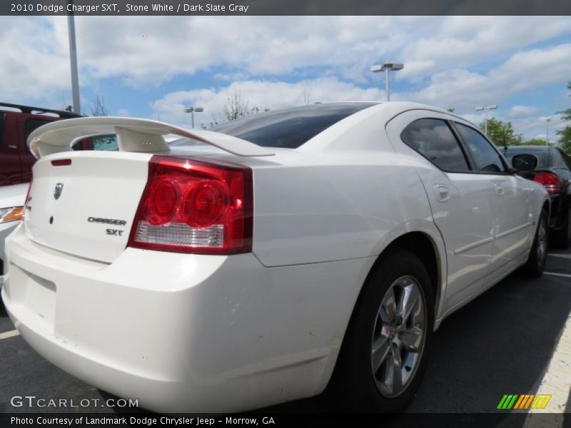Stone White / Dark Slate Gray 2010 Dodge Charger SXT
