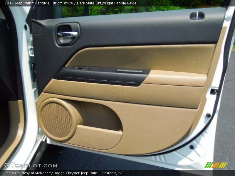 Bright White / Dark Slate Gray/Light Pebble Beige 2012 Jeep Patriot Latitude