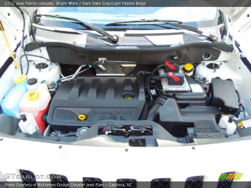 Bright White / Dark Slate Gray/Light Pebble Beige 2012 Jeep Patriot Latitude