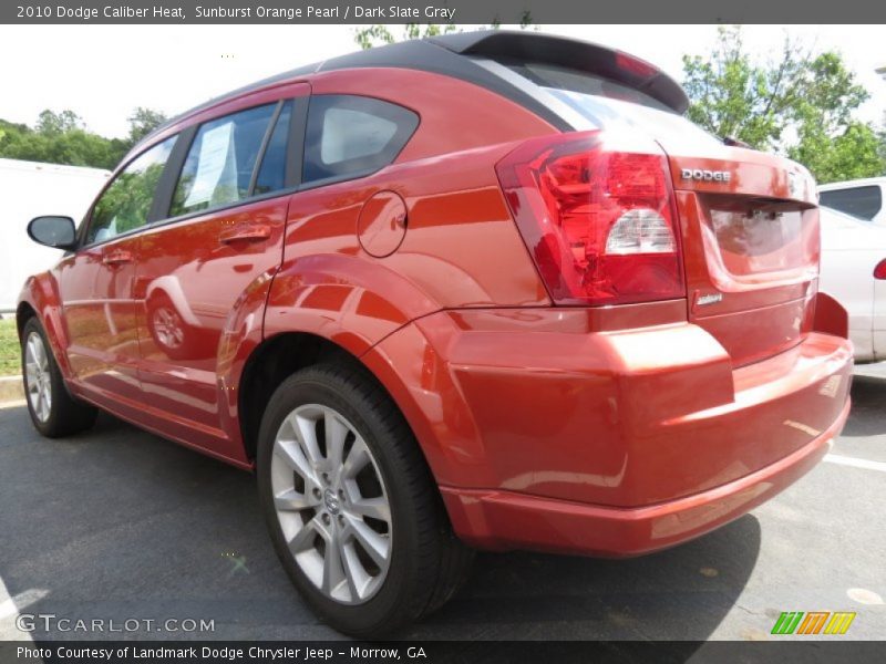 Sunburst Orange Pearl / Dark Slate Gray 2010 Dodge Caliber Heat