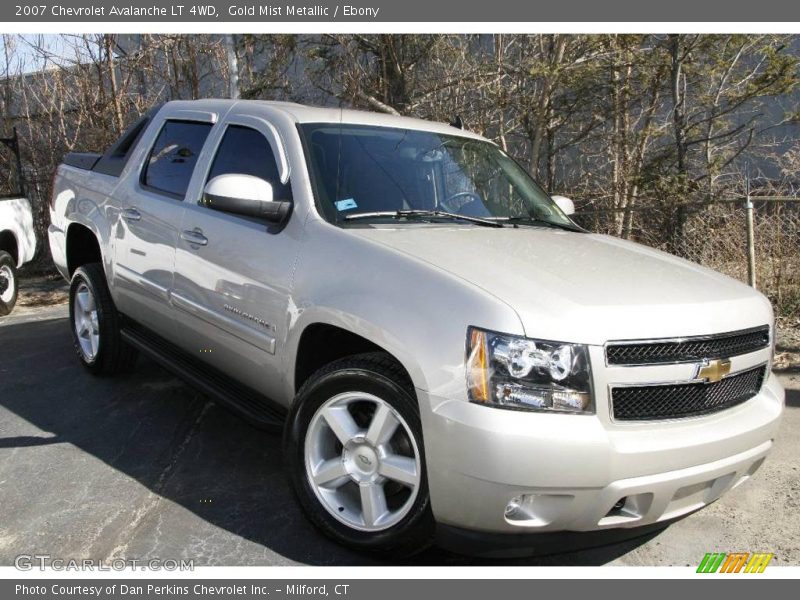 Gold Mist Metallic / Ebony 2007 Chevrolet Avalanche LT 4WD