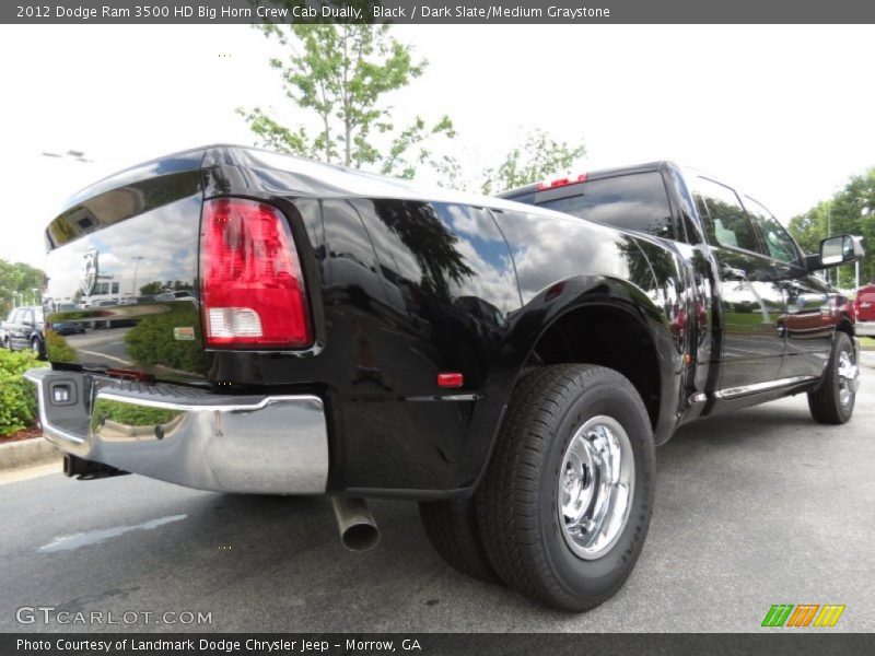 Black / Dark Slate/Medium Graystone 2012 Dodge Ram 3500 HD Big Horn Crew Cab Dually