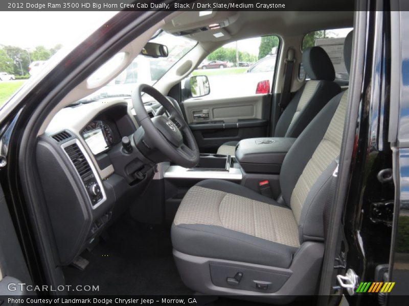 Black / Dark Slate/Medium Graystone 2012 Dodge Ram 3500 HD Big Horn Crew Cab Dually