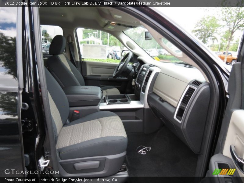 Black / Dark Slate/Medium Graystone 2012 Dodge Ram 3500 HD Big Horn Crew Cab Dually