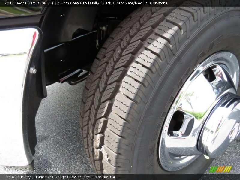 Black / Dark Slate/Medium Graystone 2012 Dodge Ram 3500 HD Big Horn Crew Cab Dually