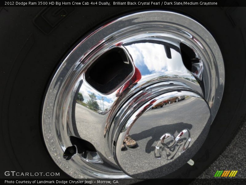 Brilliant Black Crystal Pearl / Dark Slate/Medium Graystone 2012 Dodge Ram 3500 HD Big Horn Crew Cab 4x4 Dually