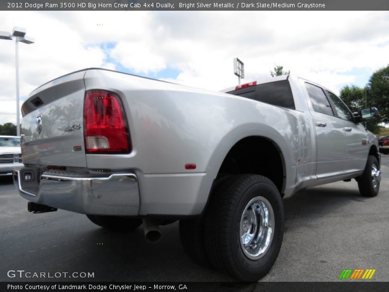 Bright Silver Metallic / Dark Slate/Medium Graystone 2012 Dodge Ram 3500 HD Big Horn Crew Cab 4x4 Dually