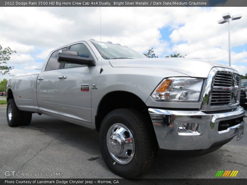 Front 3/4 View of 2012 Ram 3500 HD Big Horn Crew Cab 4x4 Dually