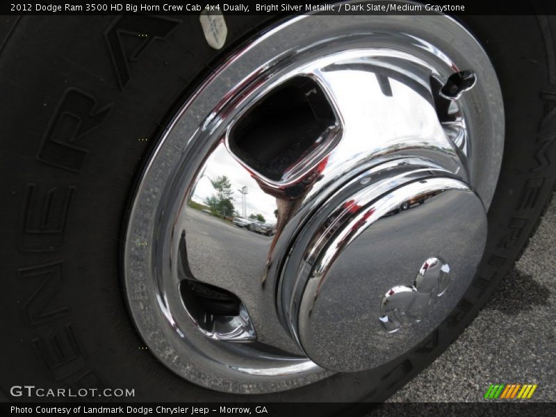 Bright Silver Metallic / Dark Slate/Medium Graystone 2012 Dodge Ram 3500 HD Big Horn Crew Cab 4x4 Dually