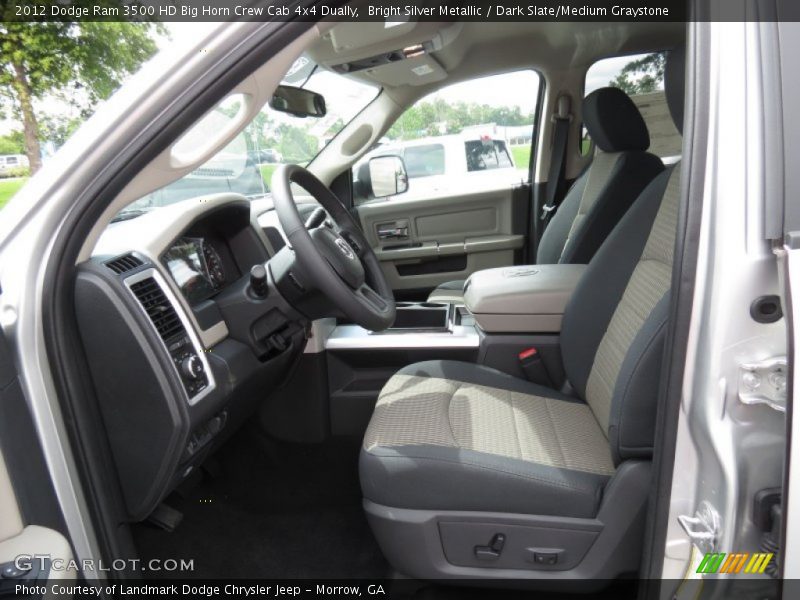  2012 Ram 3500 HD Big Horn Crew Cab 4x4 Dually Dark Slate/Medium Graystone Interior