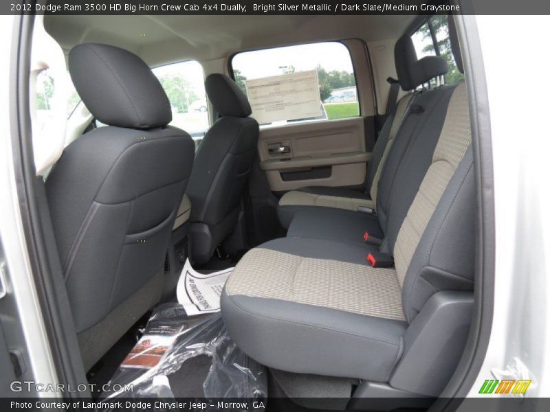  2012 Ram 3500 HD Big Horn Crew Cab 4x4 Dually Dark Slate/Medium Graystone Interior