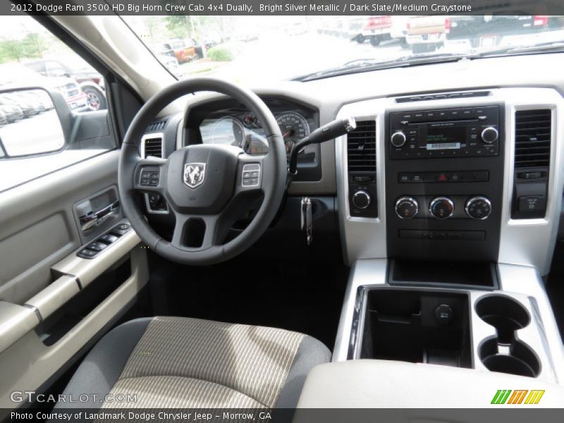 Dashboard of 2012 Ram 3500 HD Big Horn Crew Cab 4x4 Dually