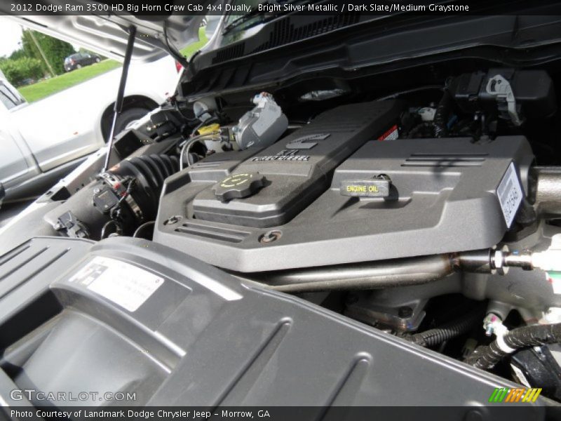  2012 Ram 3500 HD Big Horn Crew Cab 4x4 Dually Engine - 6.7 Liter OHV 24-Valve Cummins VGT Turbo-Diesel Inline 6 Cylinder