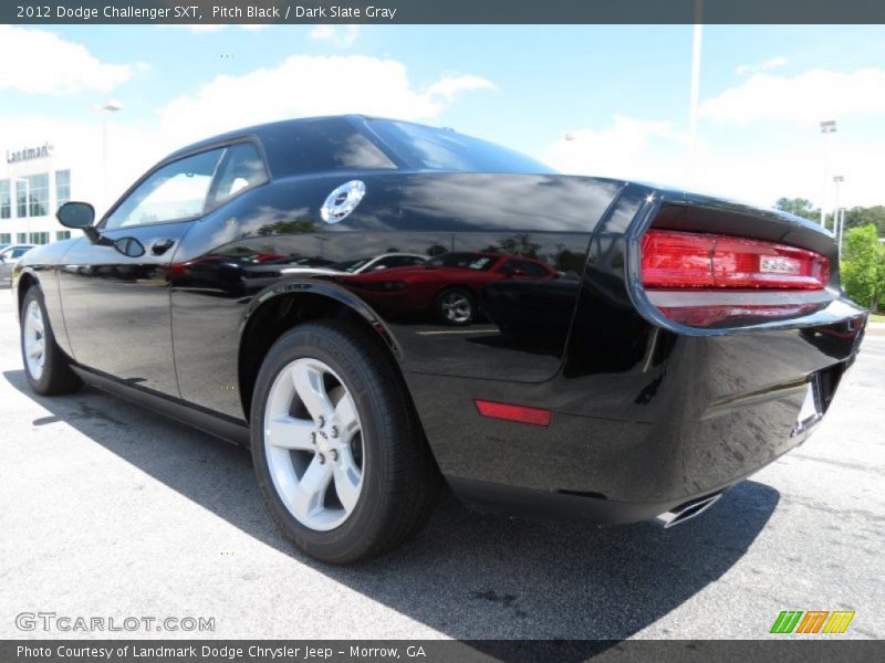 Pitch Black / Dark Slate Gray 2012 Dodge Challenger SXT