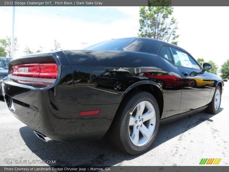 Pitch Black / Dark Slate Gray 2012 Dodge Challenger SXT