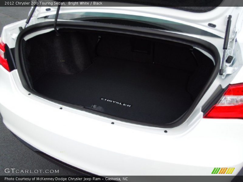Bright White / Black 2012 Chrysler 200 Touring Sedan